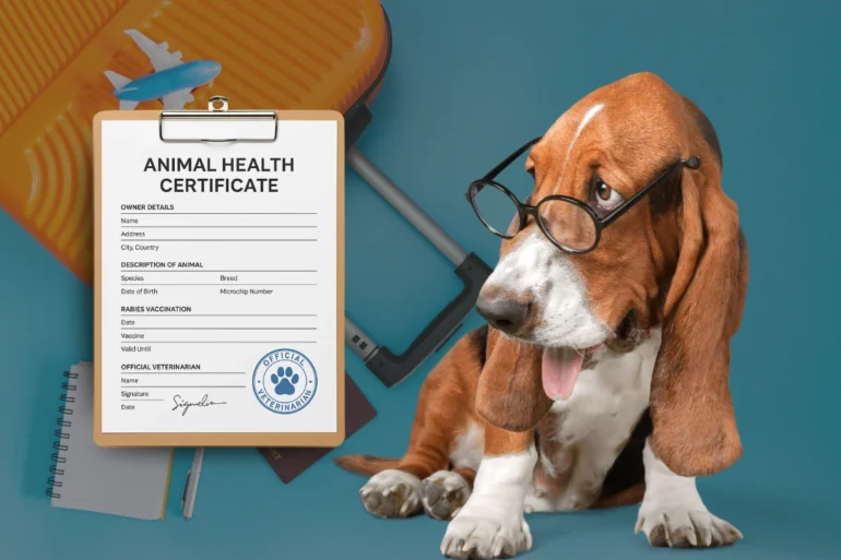Animal Health certificate AHC