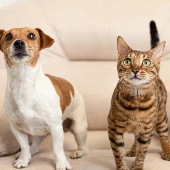 Feeding pets when flying